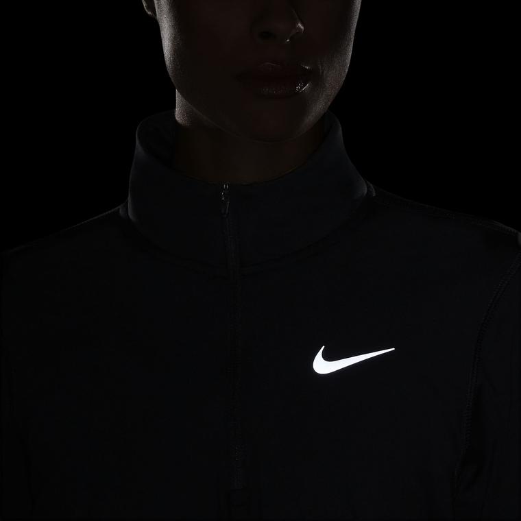 Nike Element 1/2-Zip Long-Sleeve Running Top Kadın Tişört