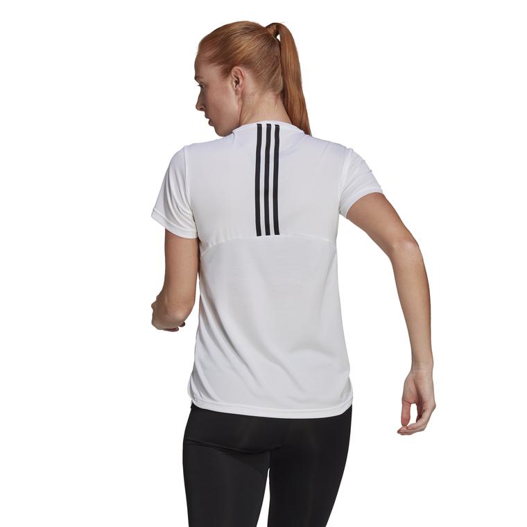 adidas AEROREADY Designed 2 Move 3-Stripes Sport Kadın Tişört