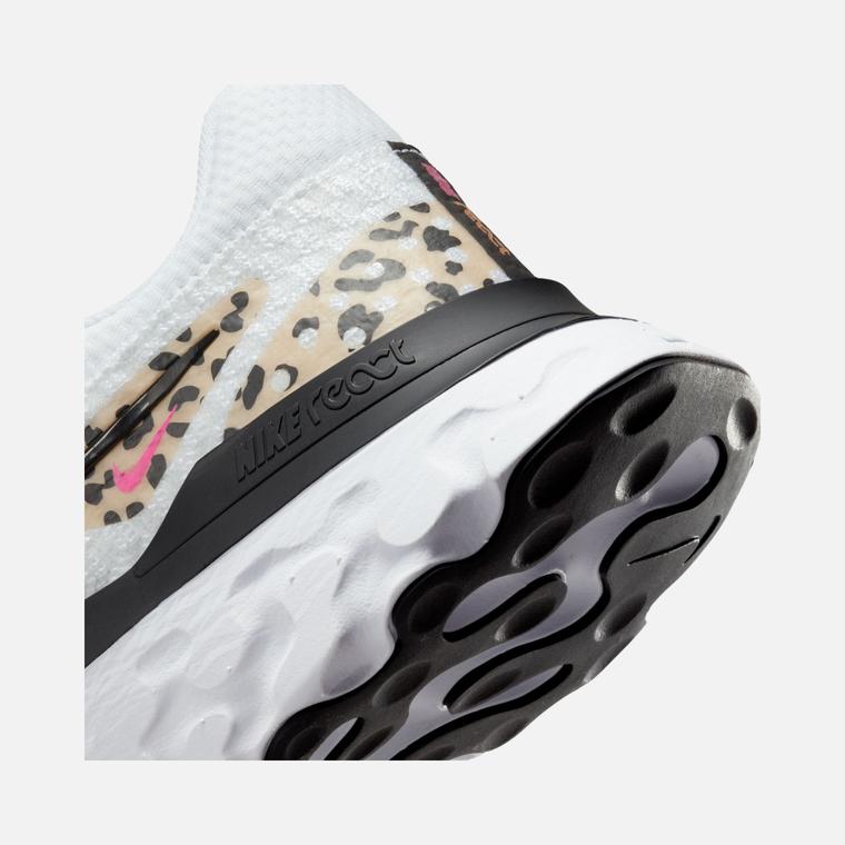 Nike React Infinity Flyknit 3 Road Running “Leopard Swoosh” Kadın Spor Ayakkabı