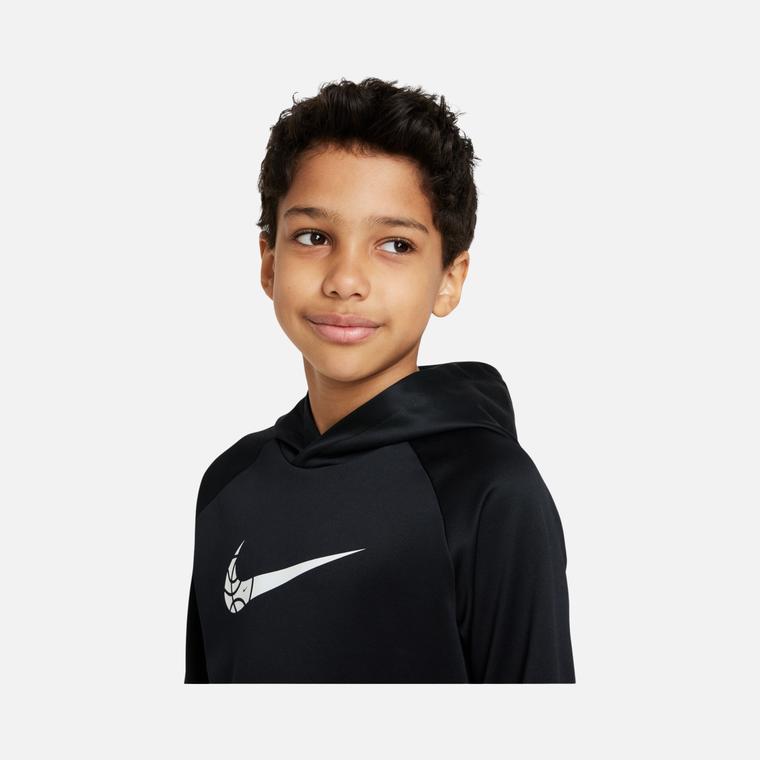 Nike Therma-Fit Basketball Graphic Pullover Hoodie (Boys') Çocuk Sweatshirt