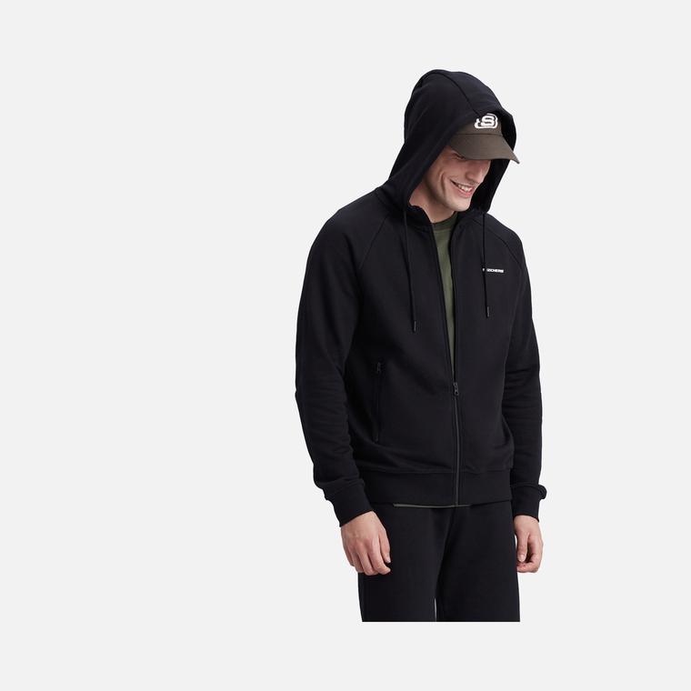 Skechers New Basics Full-Zip Hoodie Erkek Sweatshirt