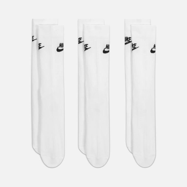 Nike Sportswear Everyday Essential Crew FW22 (3 Pairs) Unisex Çorap