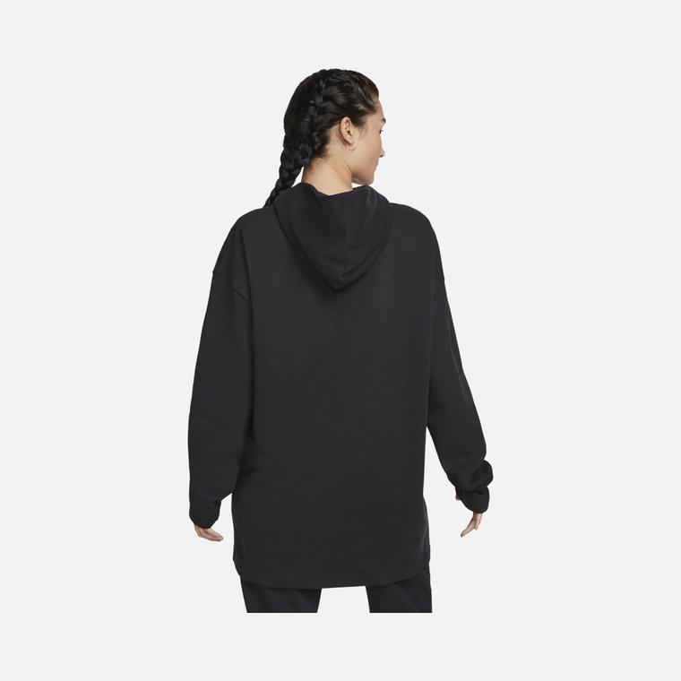 Nike Sportswear Oversized Funnel-Neck Fleece Hoodie Kadın Sweatshirt
