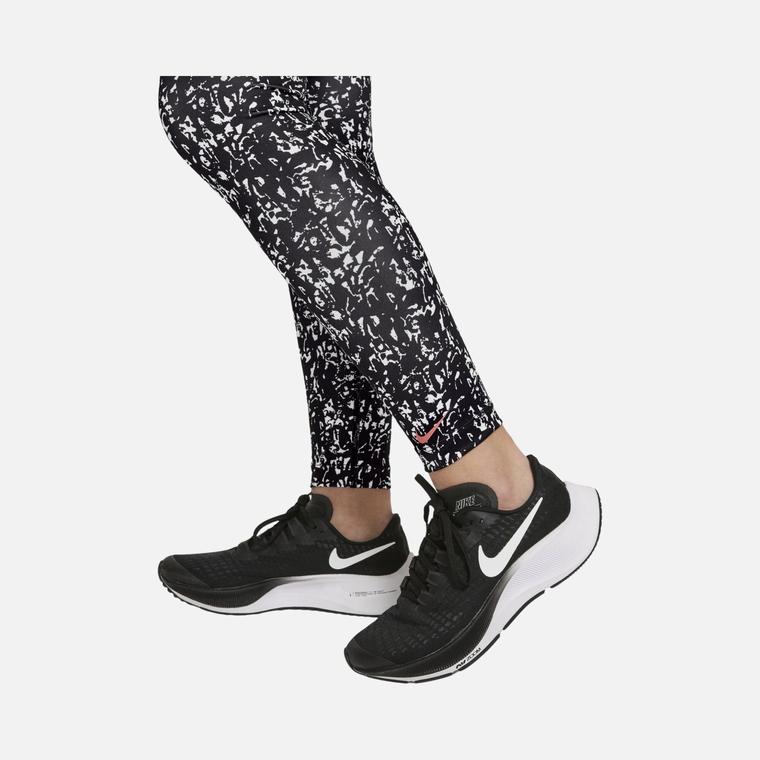 Nike Dri-Fit One Luxe Icon Clash Printed Training (Girls') Çocuk Tayt