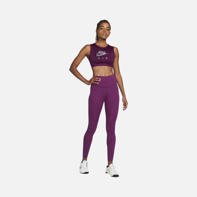 Nike Air Dri-Fit Swoosh Medium-Support High-Neck Sports Training Kadın Bra