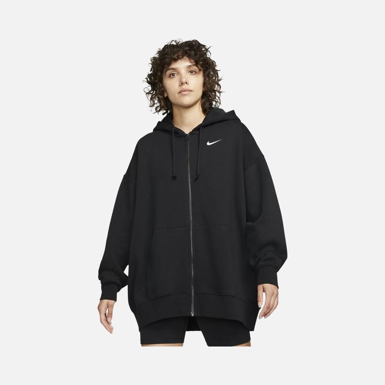Nike Sportswear Essentials Collection Fleece Oversized Full-Zip Hoodie Kadın Sweatshirt