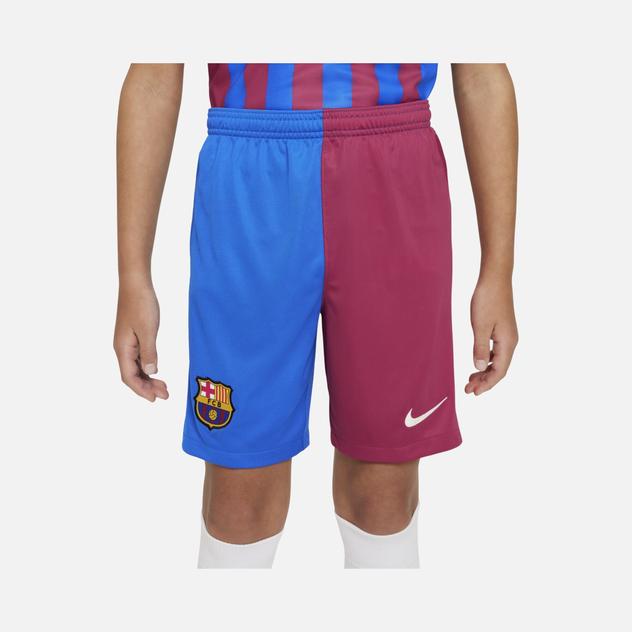  Nike FC Barcelona 2021-2022 Stadyum İç Saha-Deplasman Çocuk Şort