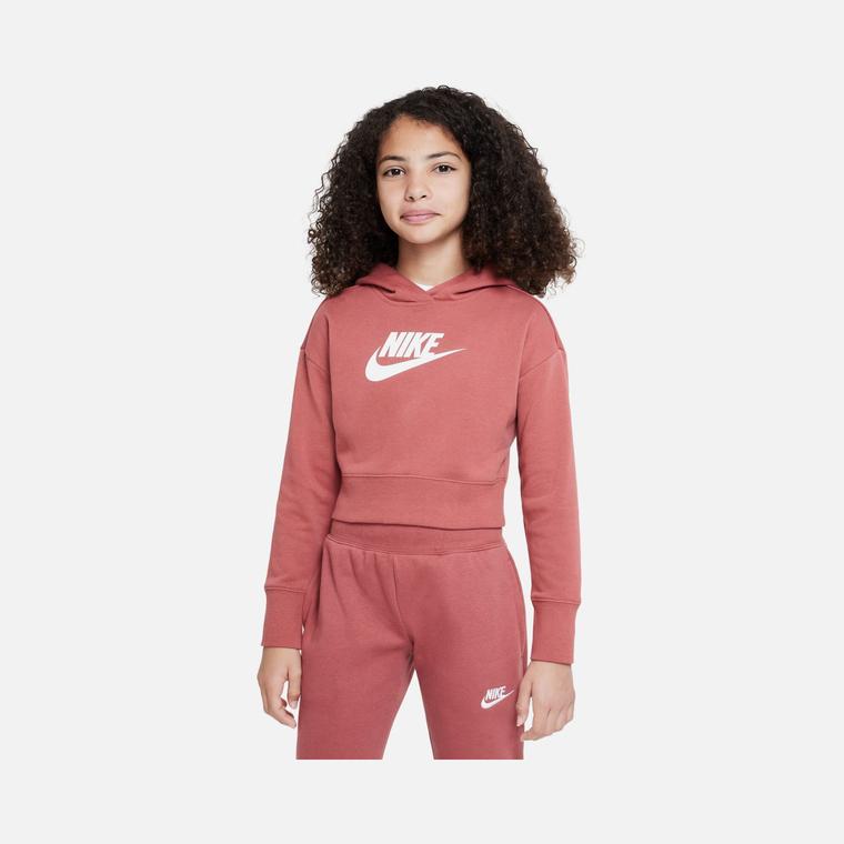 Nike Sportswear Club French Tery Crop Hoodie (Girls') Çocuk Sweatshirt