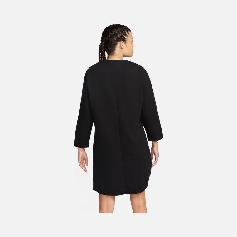 Nike Sportswear Tech Fleece Half-Zip 3/4 Sleeve Length Essential Kadın Elbisesi